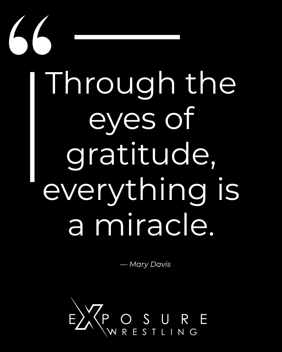 being thankful in wrestling